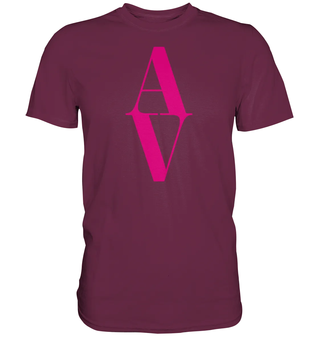 AV / Premium Unisex Tshirt with Pink AV Logo