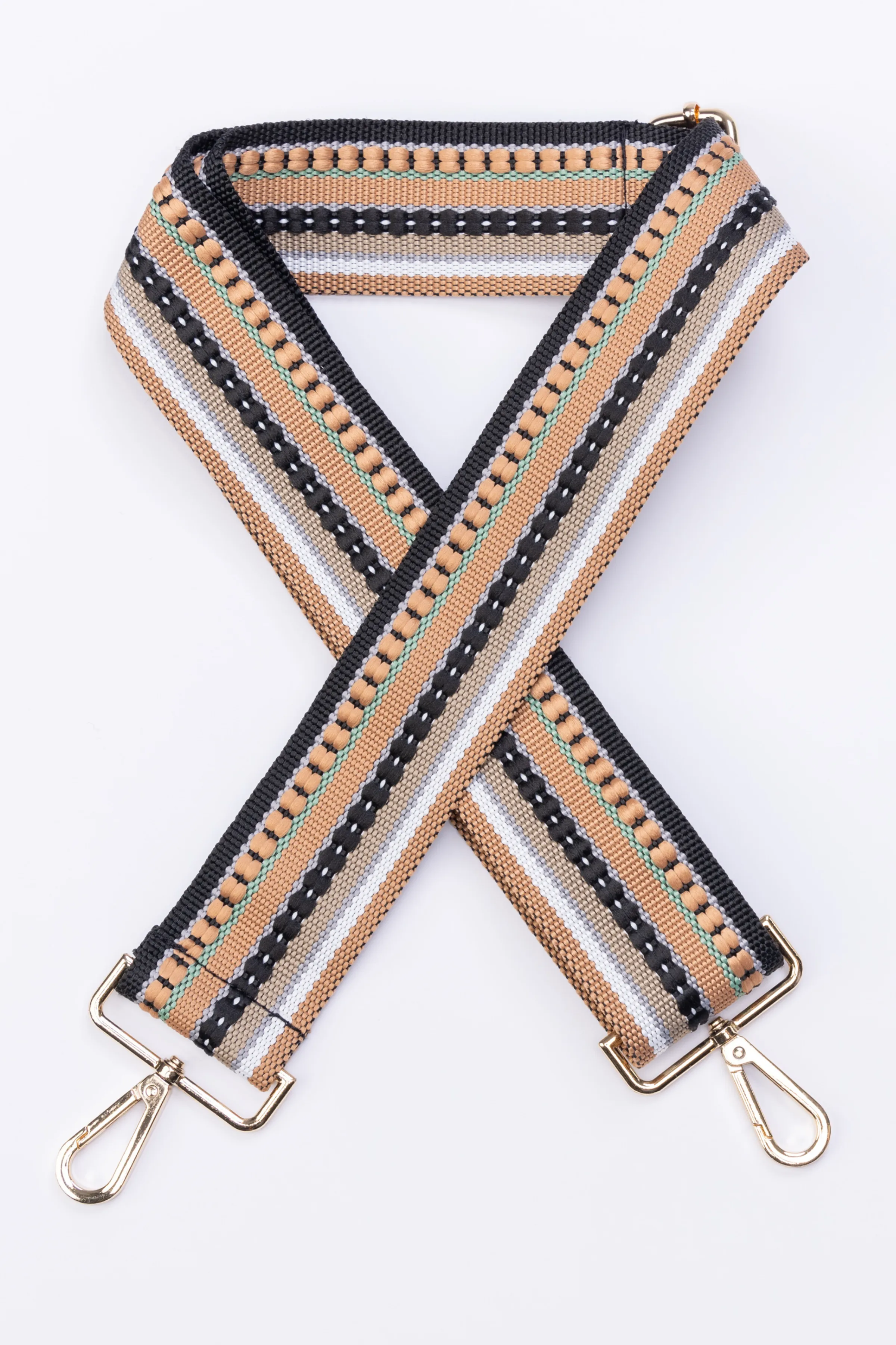 Bag Strap - Tan Multi