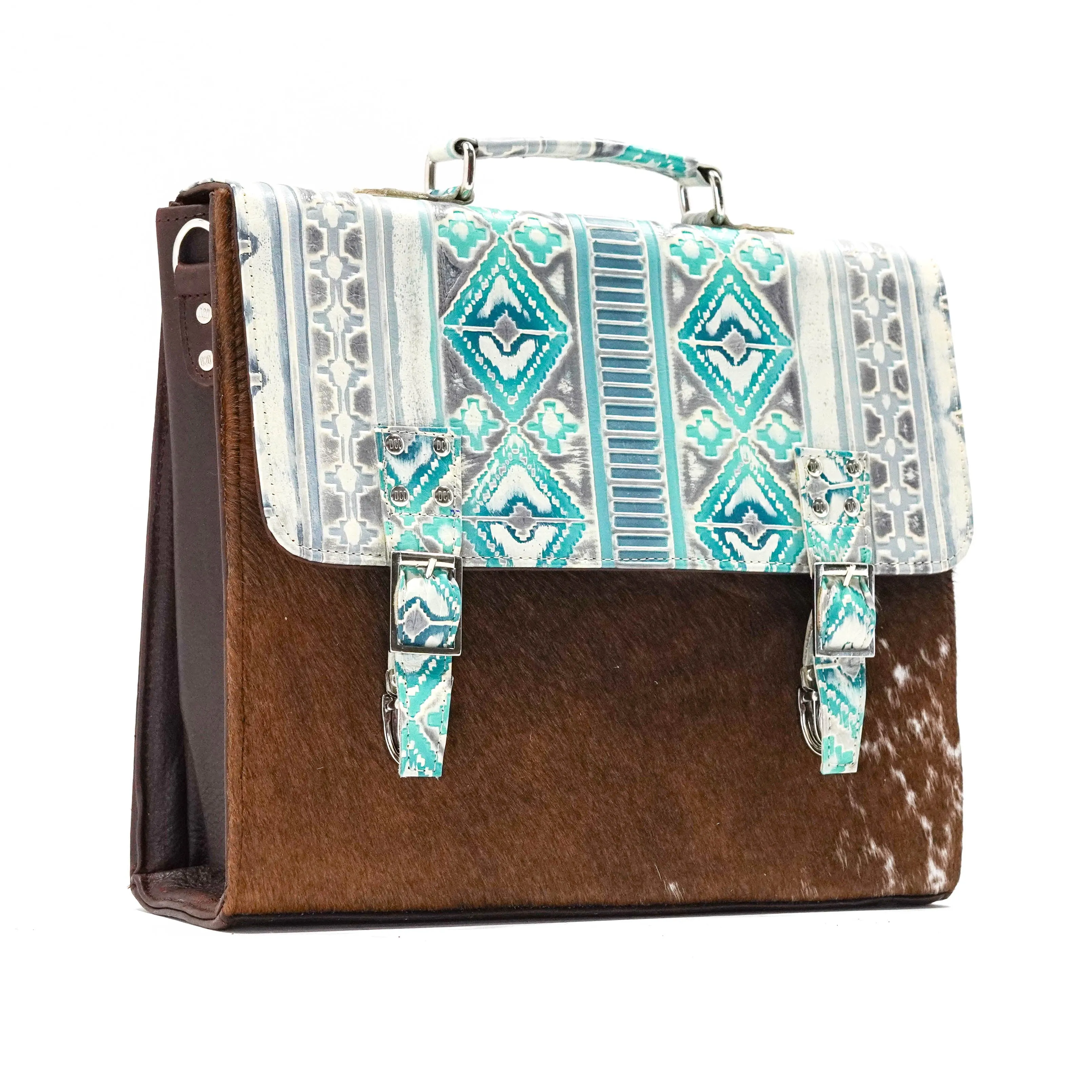 Briefcase - Longhorn w/ Royston Navajo