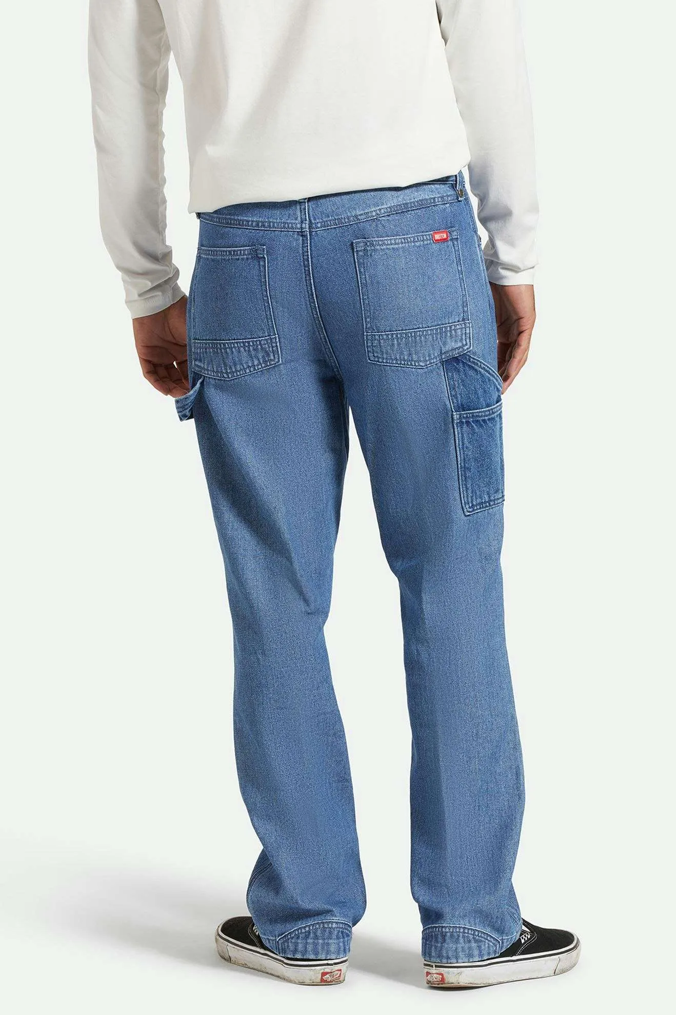 BRIXTON MC ASSEMBLY CARPENTER PANT - UNION HERRINGBONE