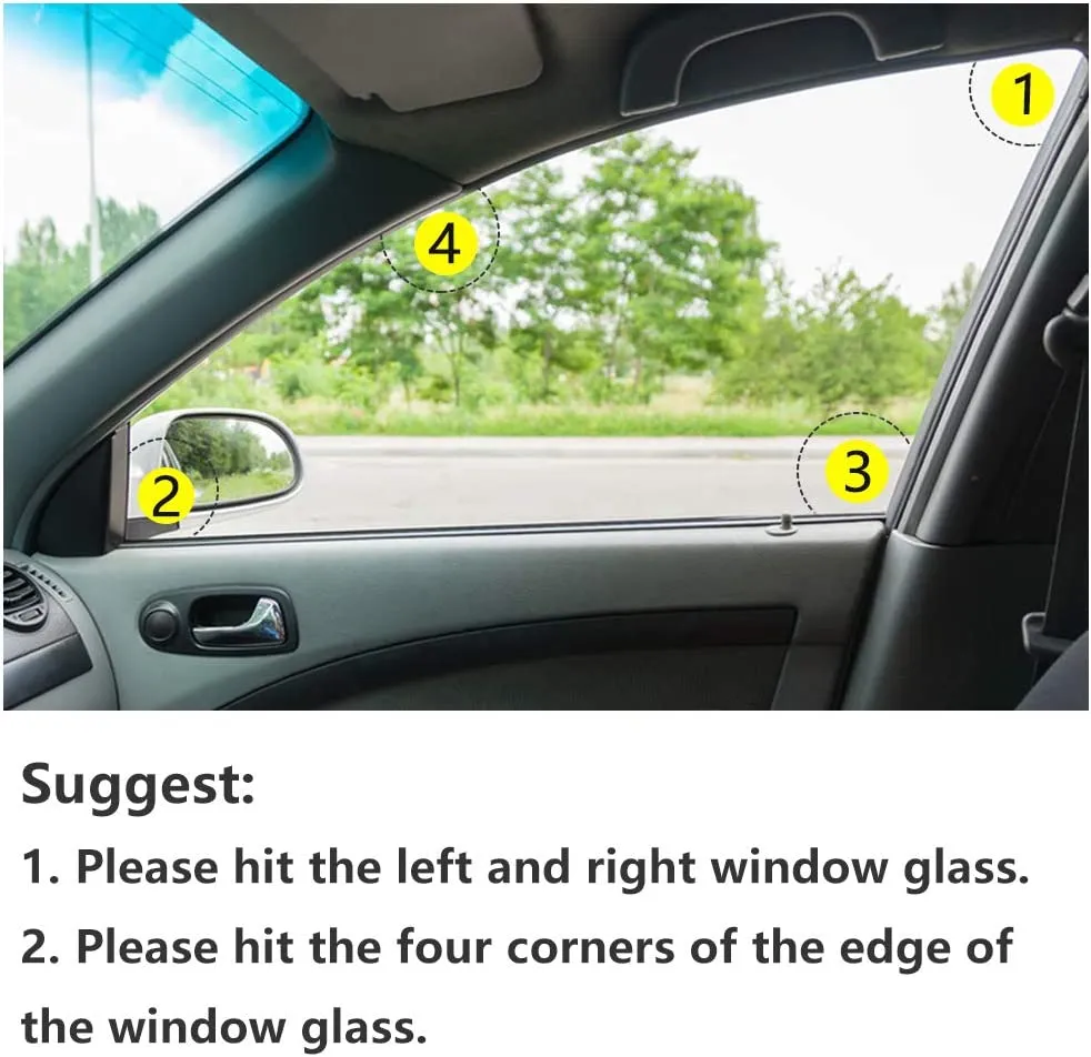 Car Safety Hammer, 3-in-1 Auto Emergency Escape Hammer with Window Breaker and Seat Belt Cutter, Striking Black Emergency Escape Tool for Car Accidents Car Accessories