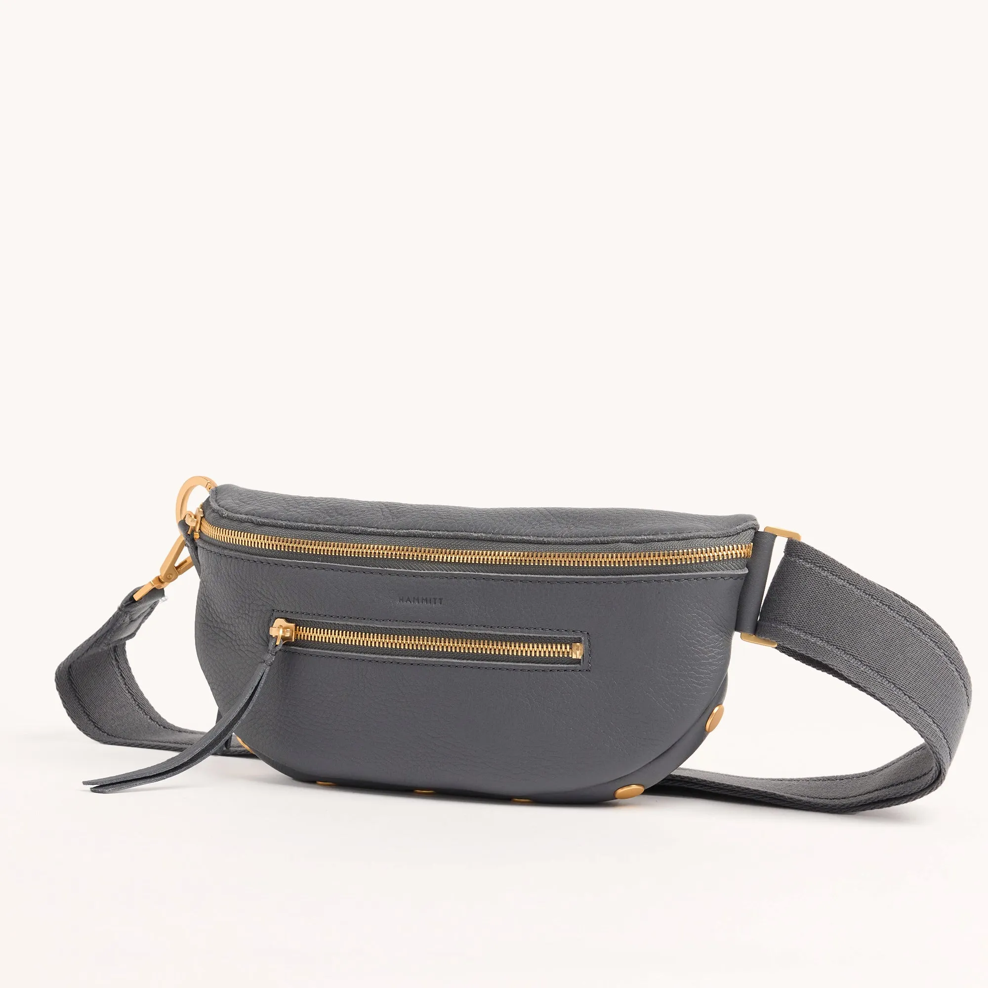Charles Crossbody | Sonnet Grey/Brushed Gold | Med