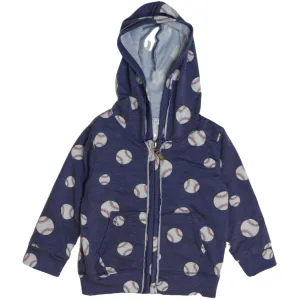 Cozii- Baseball Zip-Up Hoodie