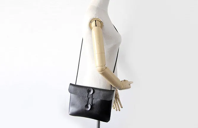 Cute LEATHER WOMEN File SHOULDER BAG Envelope Crossbody Purse FOR WOMEN