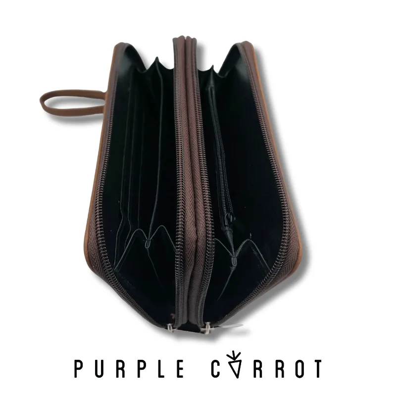 Double Zip Luxe Wallet