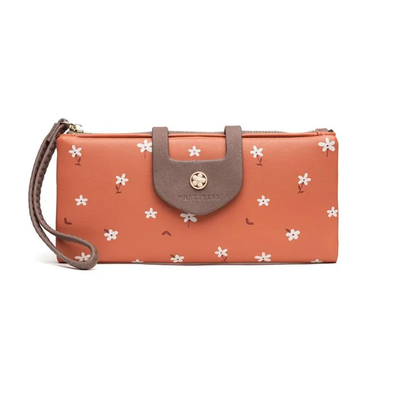 Extended Floral Folding Wallet