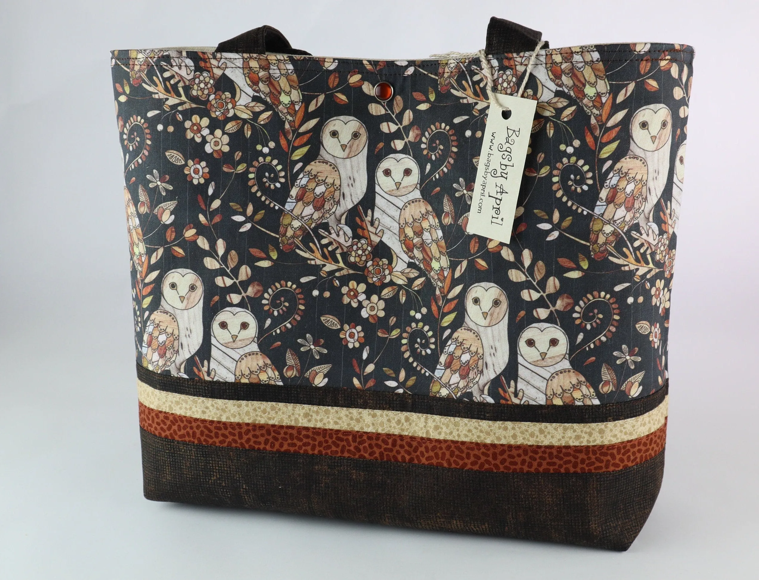 Fall Barn Owl Shoulder Bag Purse