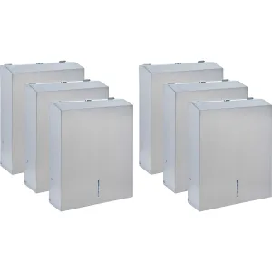 Genuine Joe C-Fold/Multi-fold Towel Dispenser Cabinet