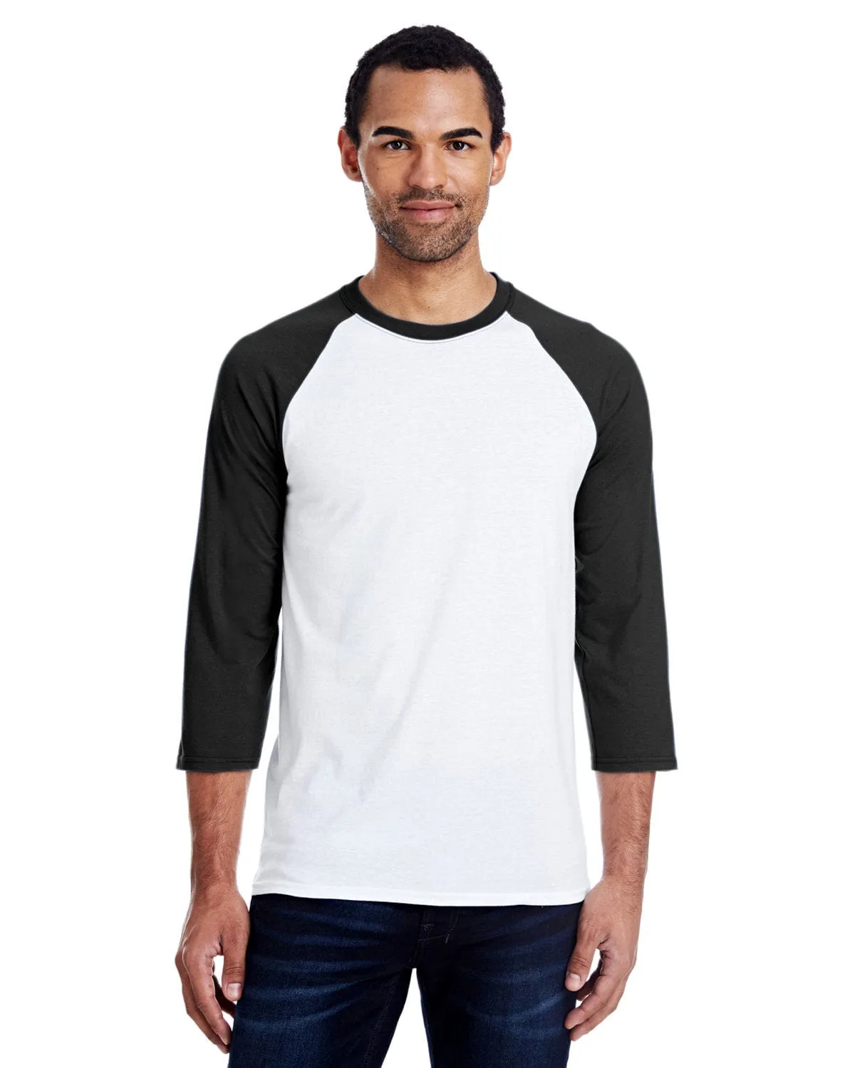 Hanes Mens X-Temp Baseball T-Shirt