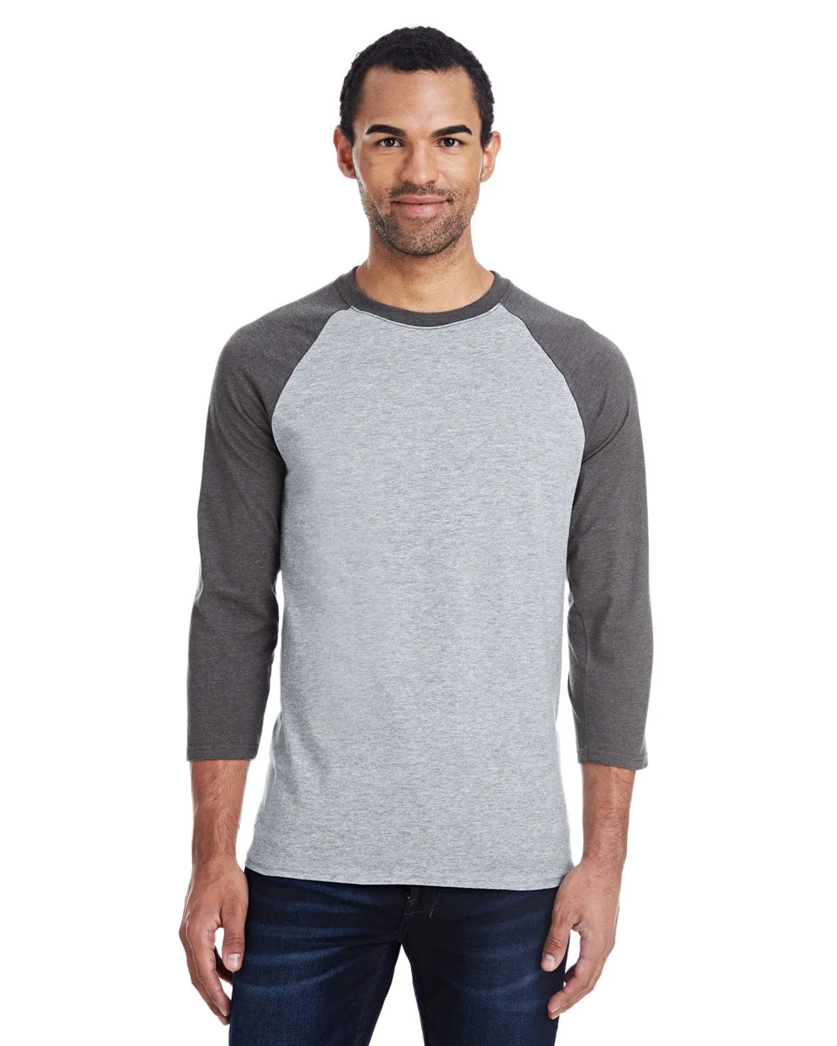 Hanes Mens X-Temp Baseball T-Shirt