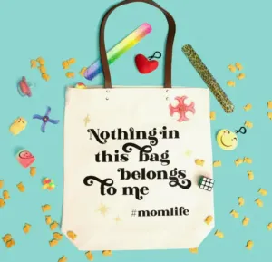 Hashtag Mom Life Tote Bag
