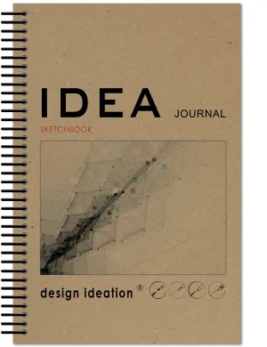 IDEA Journal Sketchbook. Spiral Bound. Journal Style. Multi-Media. (5.5" x 8.5") SB-50100-LS