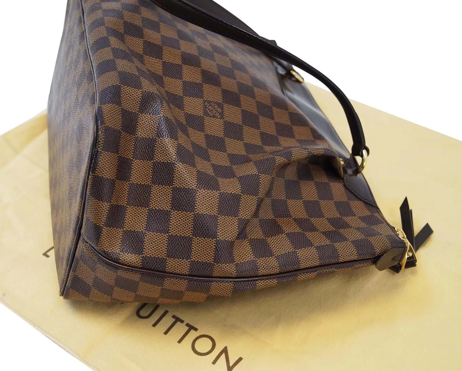 LOUIS VUITTON Damier Ebene Westminster GM Shoulder Handbag