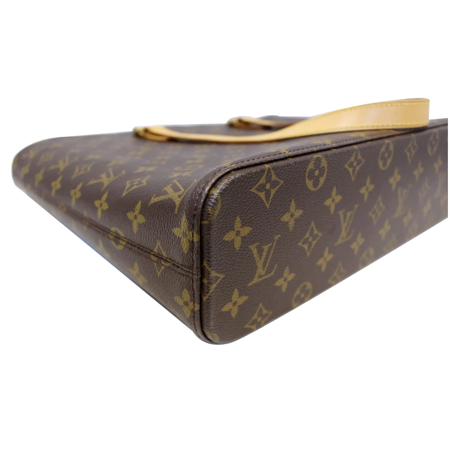 LOUIS VUITTON Luco Monogram Canvas Tote Bag Brown
