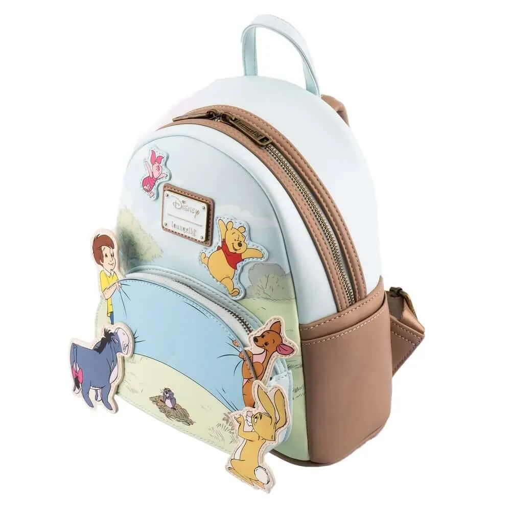 Loungefly: Disney Winnie the Pooh 95th Anniversary Celebration Toss Mini Backpack
