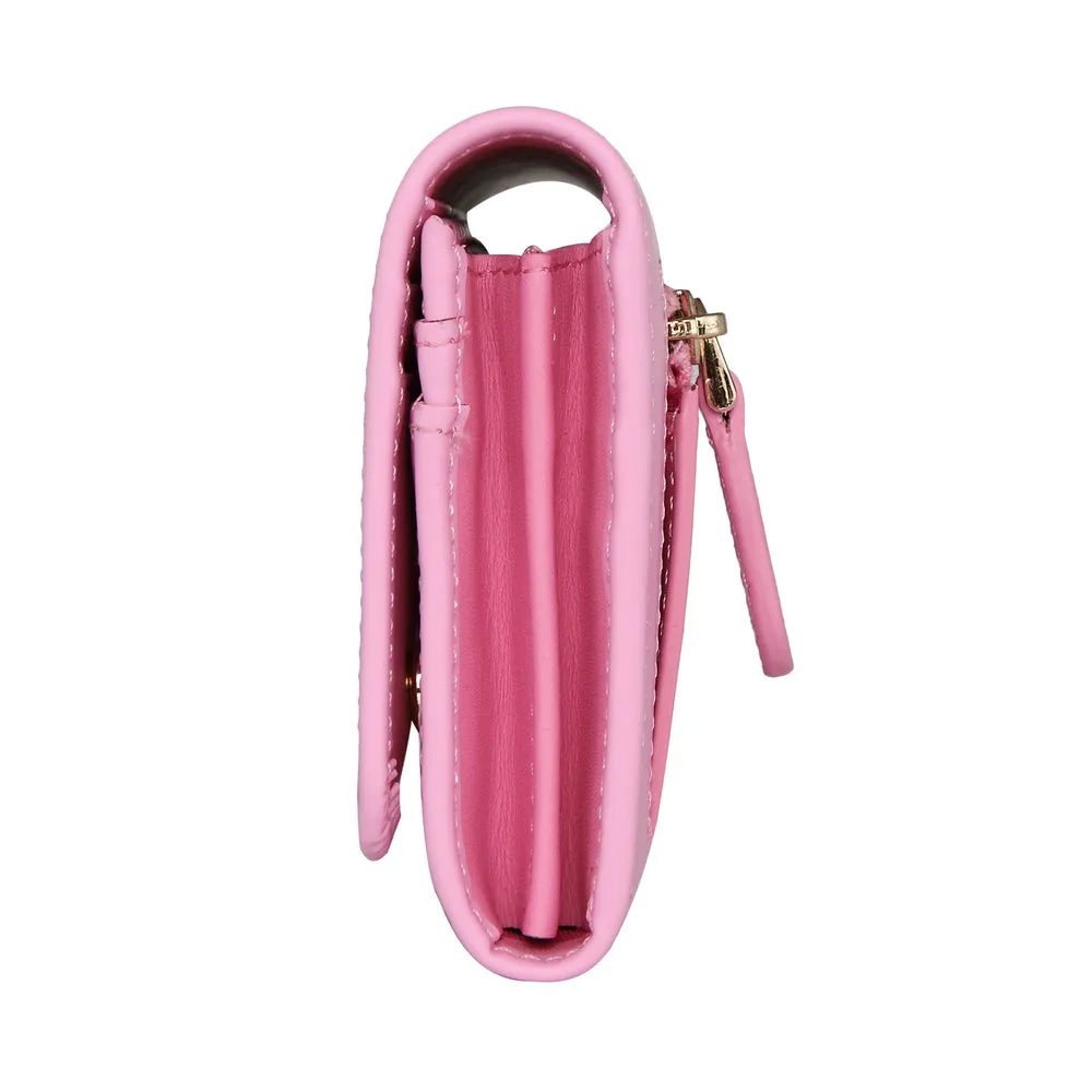 MAC&LOU Bifold Wallet Vegan Smooth Leather Pink