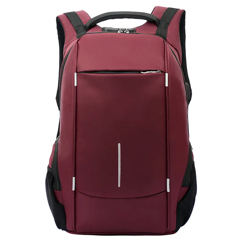Modish  Waterproof Backpack with USB and Headset Ports,Laptop Pocket and Anti Theft Lock