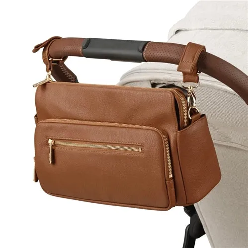 Multitasker Pram Caddy - Chestnut Brown Vegan