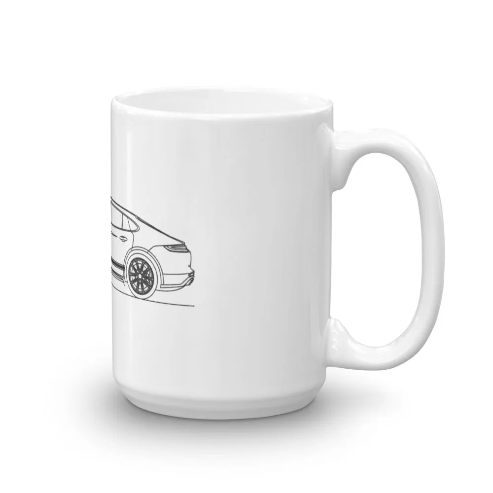 Porsche Panamera 971 Turbo S E-Hybrid Executive Outline Mug