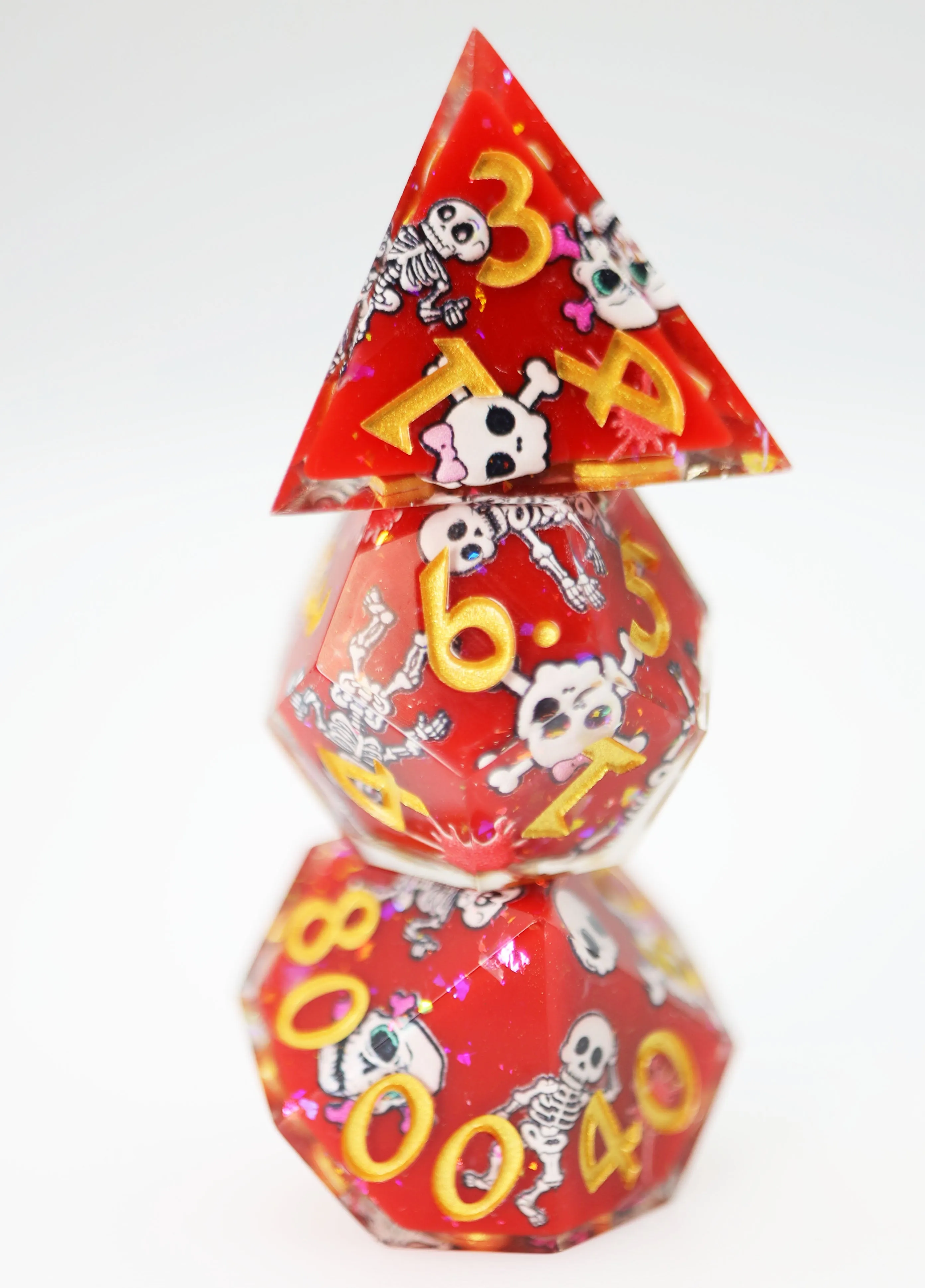 Some Body to Love: Sharp Edge Decal RPG Dice Set