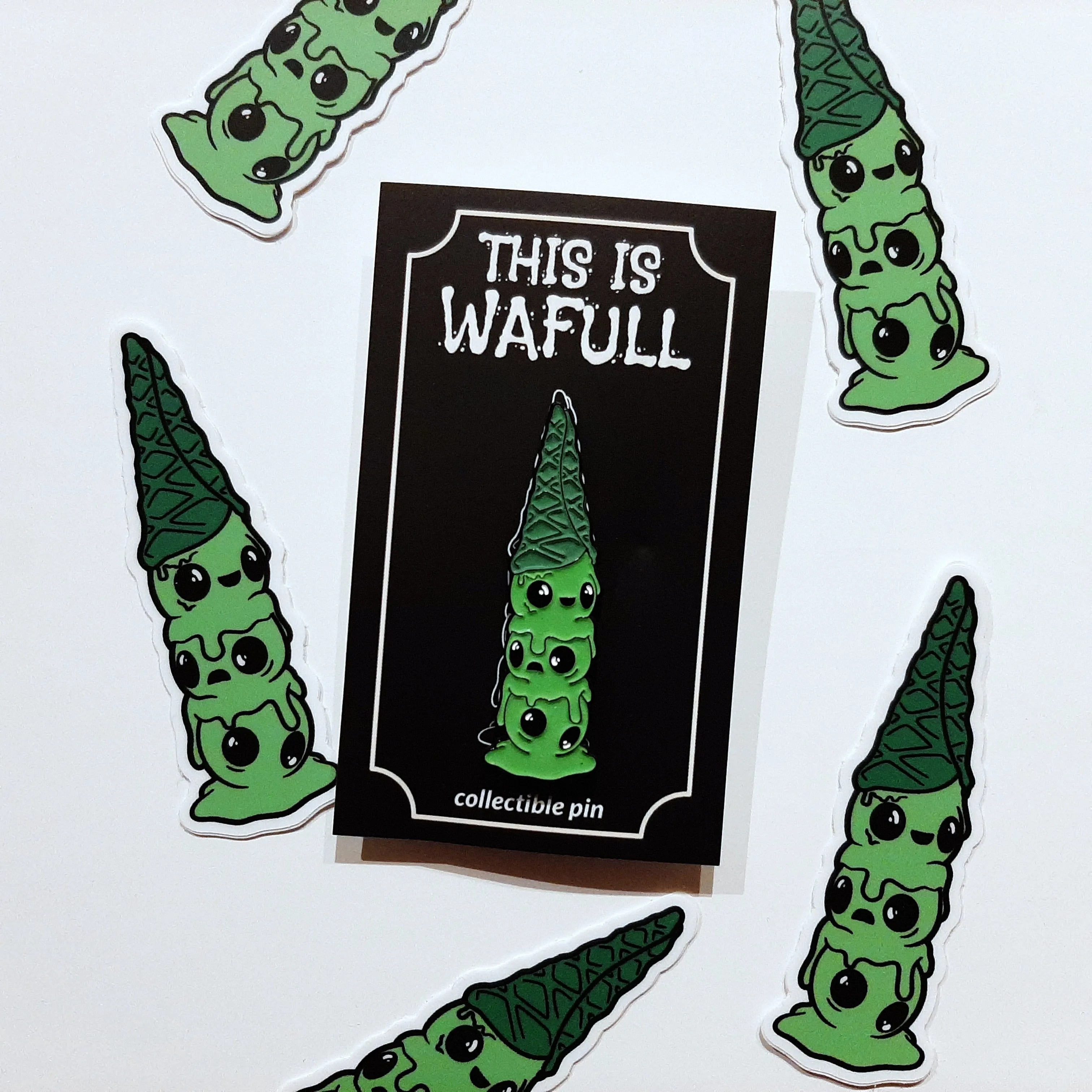 Spoiled Edition - This is Wafull Enamel Pin and Sticker Bundle
