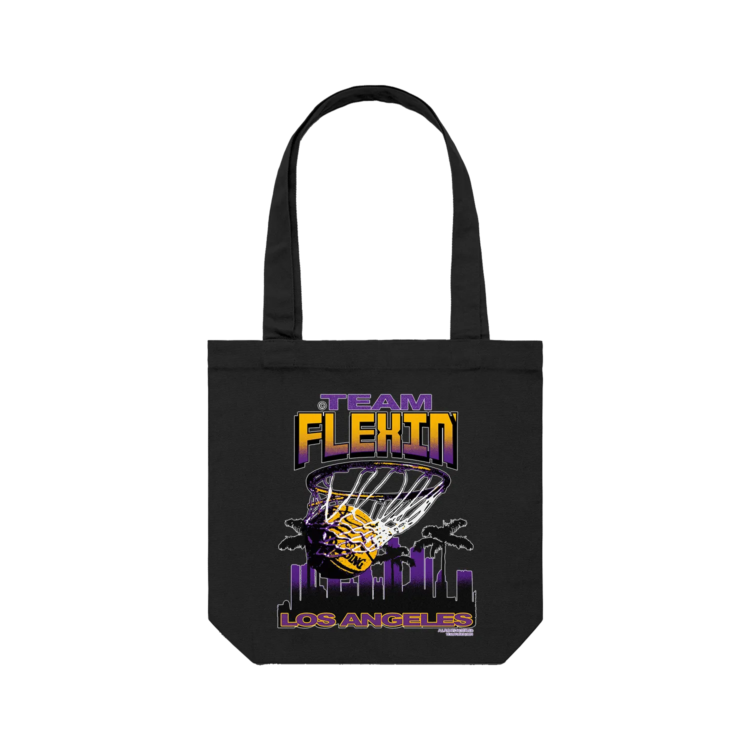 Team Flexin' Black Tote