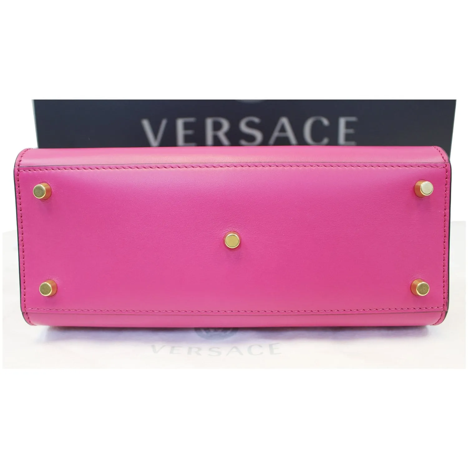 Versace Medusa Stud Tribute Tote Shoulder Bag
