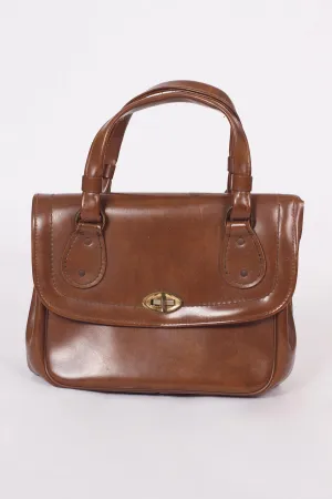 Vintage Brown Briefcase Bag