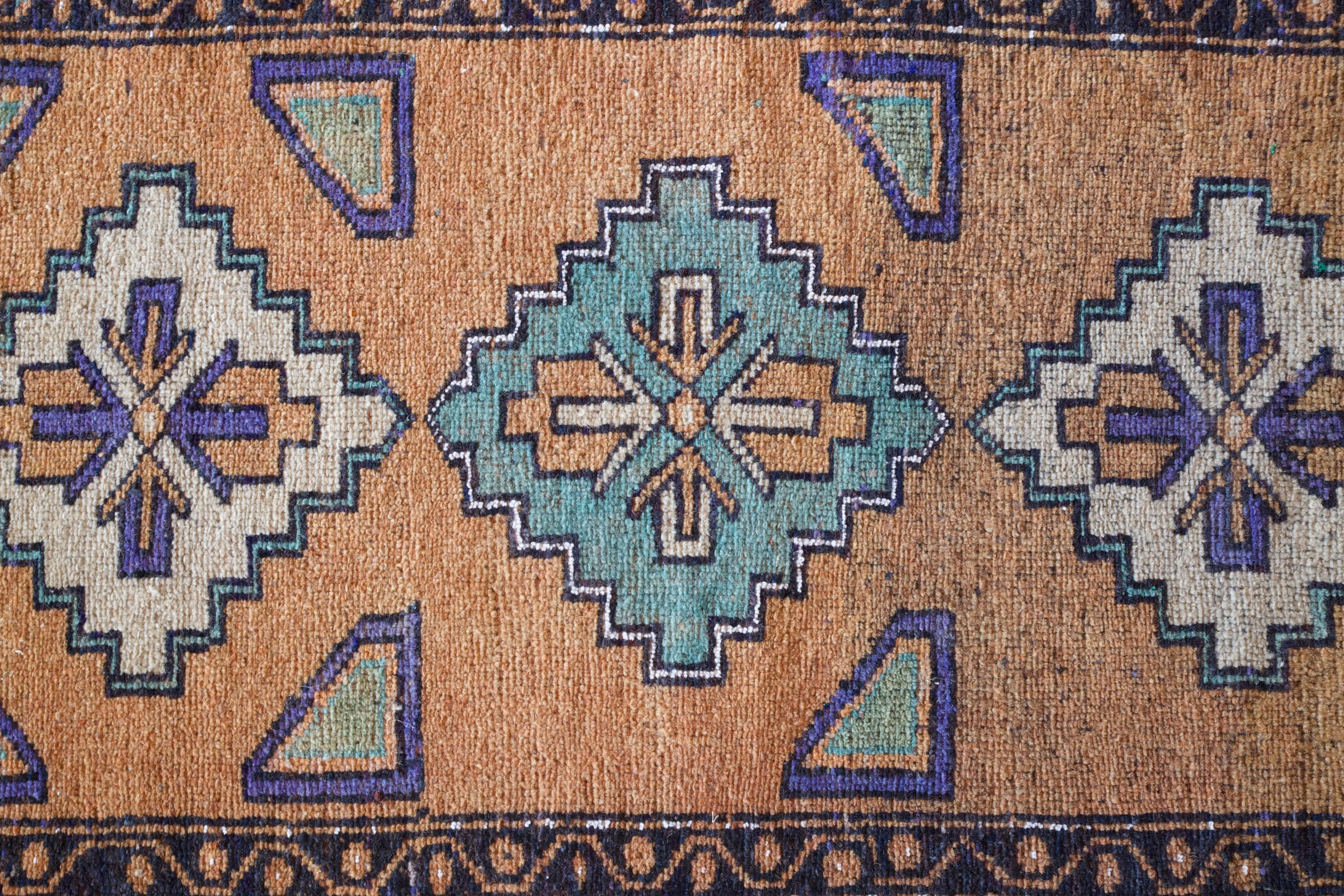 Vintage Mini Turkish Rug 21"x41"