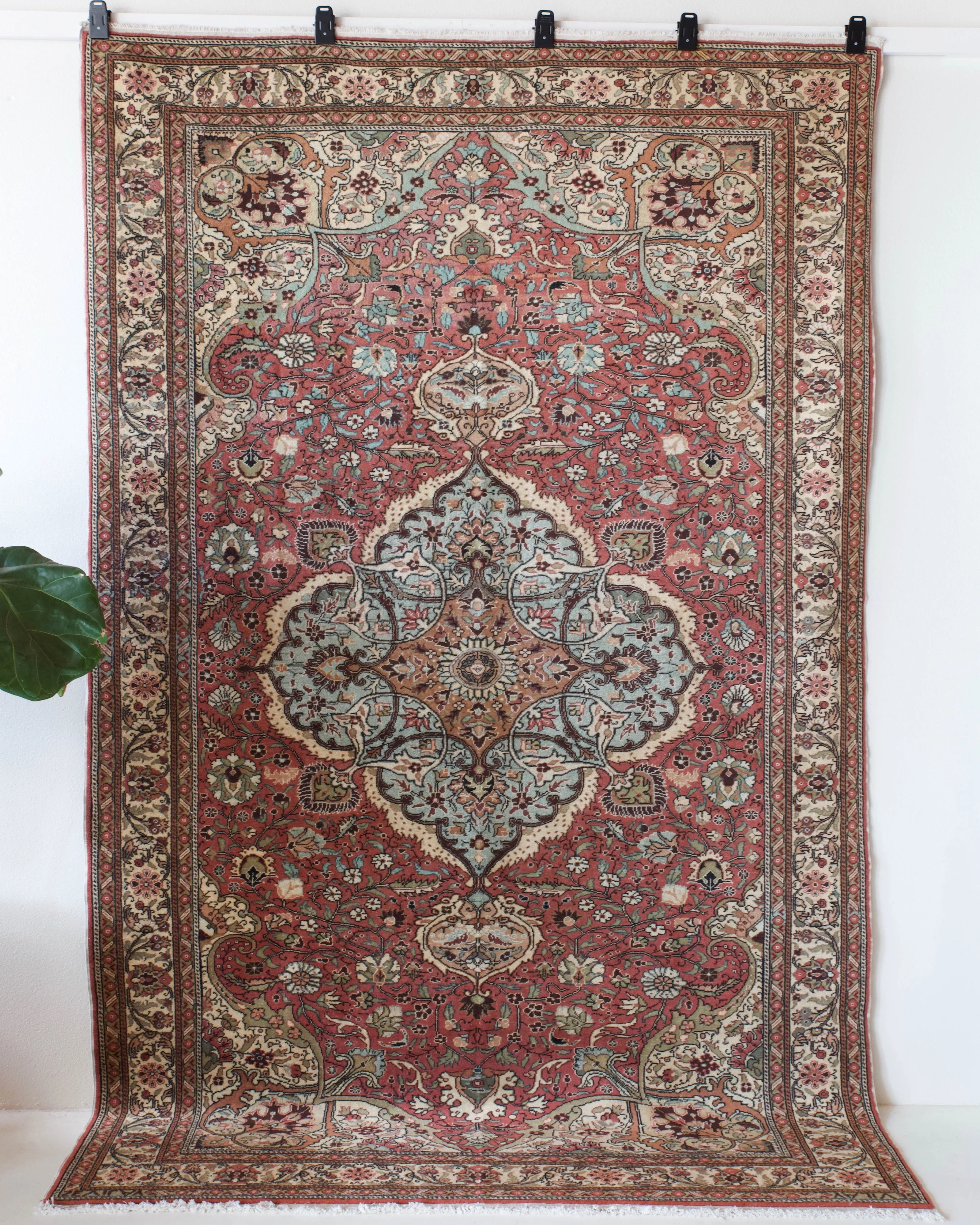 Vintage Turkish Kayseri Rug 6'7" x 10'5"