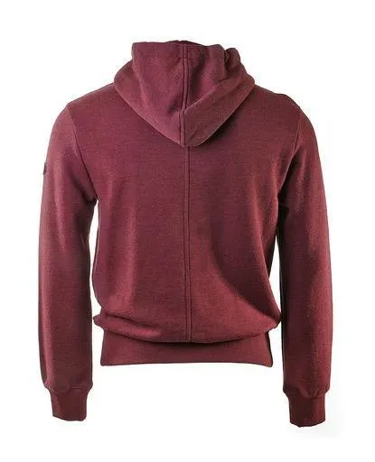 Zip Through Hoody Burgundy